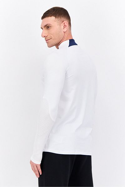 Nike Men Slim Fit Long Sleeves Training Jersey, White