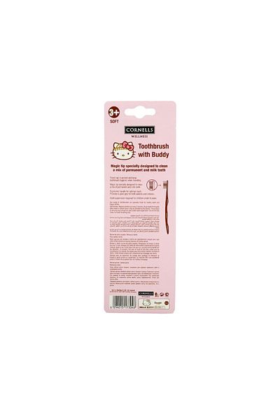 Cornells Hello Kitty Tooth Brush With Cap & Buddy