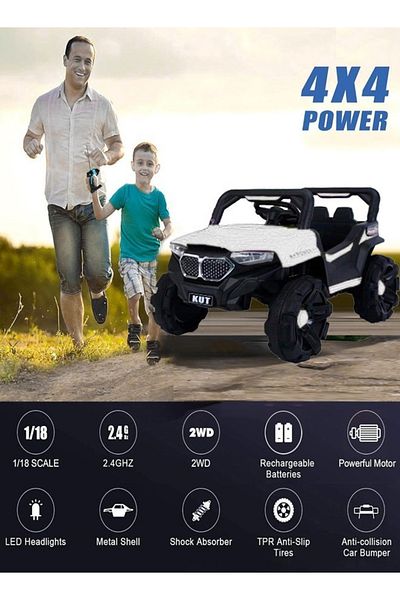 Cady One Electric  Car Ride-on Toy For Children, Rechargeable Battery And Sound And Light Effects