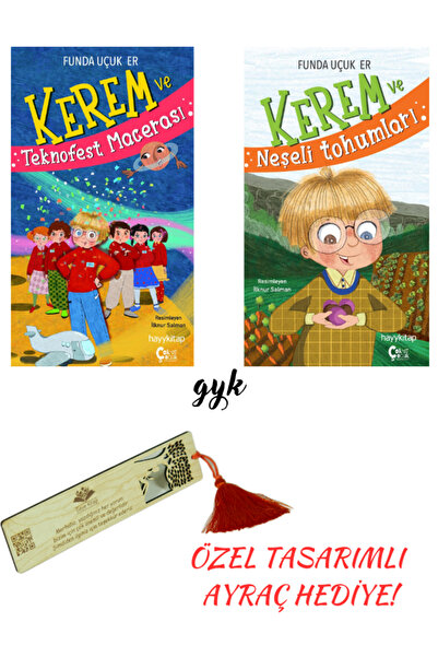 hayykitap Kerem and Teknofest Adventure and Kerem and His Joyful Seeds Set of...