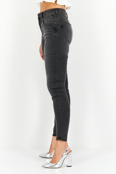 Esprit Women Skinny Fit Washed Denim Jean, Black