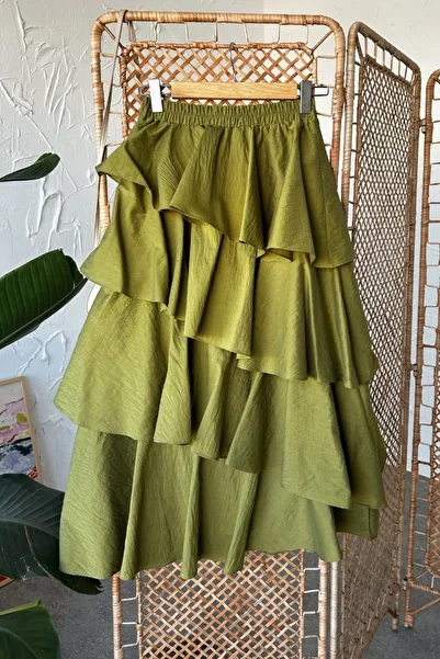Poliyance Linya Green Skirt