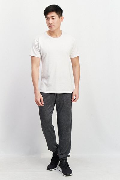 Rainforest Men Regular Fit Solid Jogger Pants, Grey