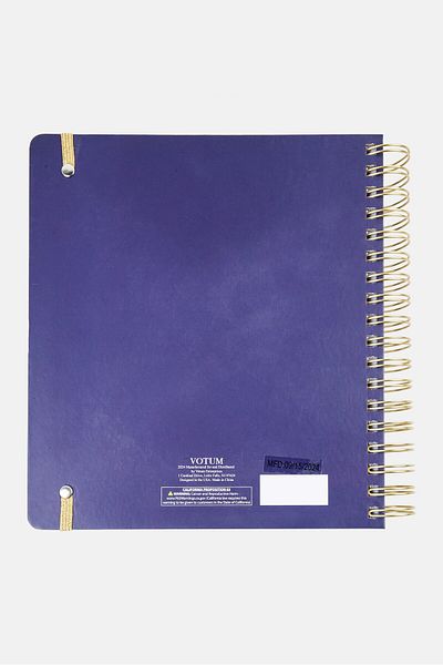 Votum 2025 Monthly And Weekly Planner Spiral Notebooks, Navy