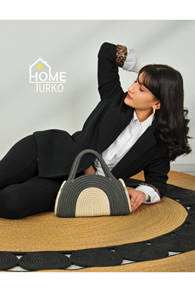 HomeTurko Bohemian Women's Bag, Jute Women's Bag, Ethnic Pattern Women's Bag, Hand Bag, Jute Bag,