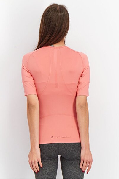 adidas by Stella McCartney Women Sportwear Fit Short Sleeve Training T-Shirt, Pink