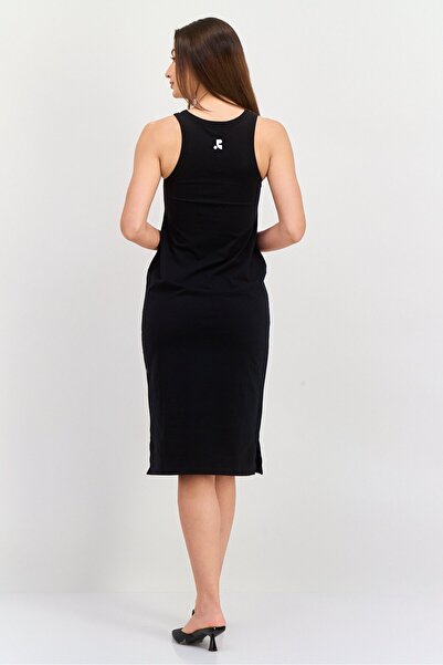 Esprit x Rest and Recreation Women Brand Logo Midi Dress, Black
