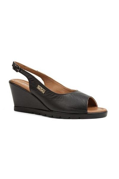 Pierre Cardin Pierrre Cardin PC-51851 Γυναικεία παπούτσια με ανατομική σφήνα από γνήσιο δέρμα