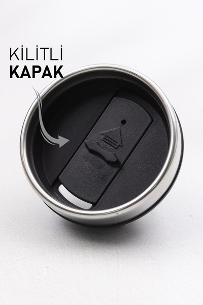 İkon store 280ml Steel Thermos with Handle