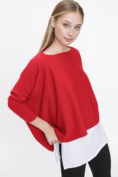 CHUBA Women's Knitwear Poncho - Model 20w104