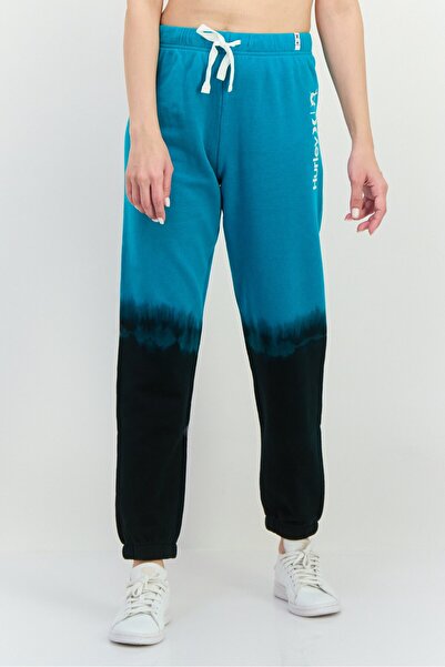 Hurley Women Sportswear Fit Outdoor Jogger Pants, Teal Green