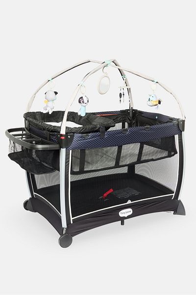 Tiny Love Deluxe 6 In 1 Activity Play Yard, Grey Combo