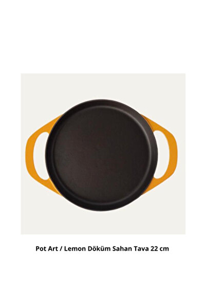 Pot Art 22 CM. DÖKÜM SAHAN TAVA