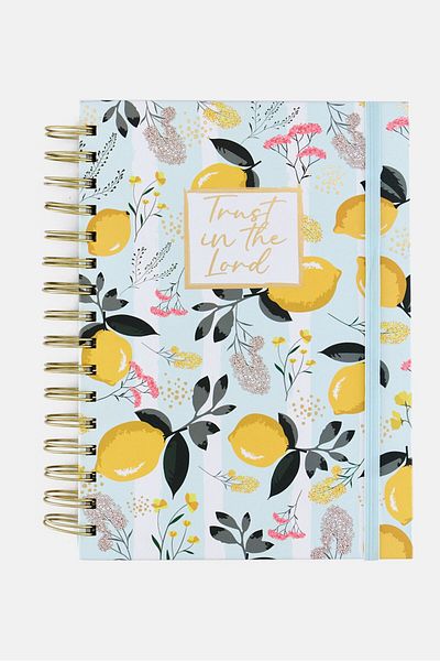 Paperbuzz Trust In The Love Bonded Journal, White Combo