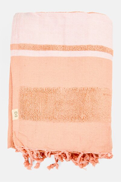 Muy Mucho منشفة شاطئ ذات وجهين 80 × 170 سم، وردي