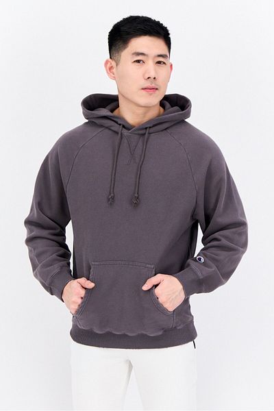 Champion Men Sportswear Fit Long Sleeve Outdoor Sweatshirts, Grey