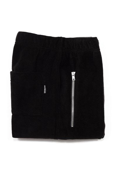 Cottonland Ανδρικό παντελόνι PATAGONIA Jogger Fleece με κανονική μέση και ελαστικά πόδια ΜΑΥΡΟ