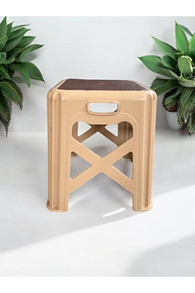 Perilla Sempati Küçük Boy Plastik Mutfak, Banyo, Balkon ve Bahçe Taburesi