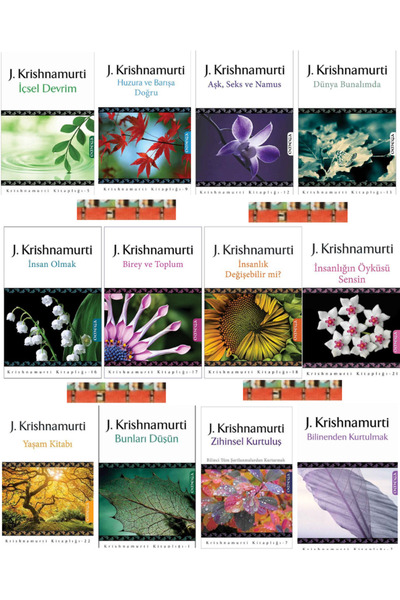 Say Yayınları J.Krishnamurti Kkiaplığı (12 kitap) set-KARGO ÜCRETSİZ--Jiddu Krishnamurti