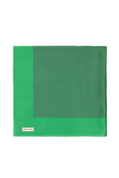 Pierre Cardin Yeşil Krep Saten Eşarp 50303011-VR054