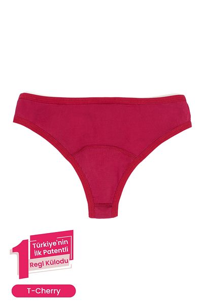 PEDDON Ultra Hygienic T-Cherry - Άνετο στρινγκ εσώρουχο που πλένεται με υγρά