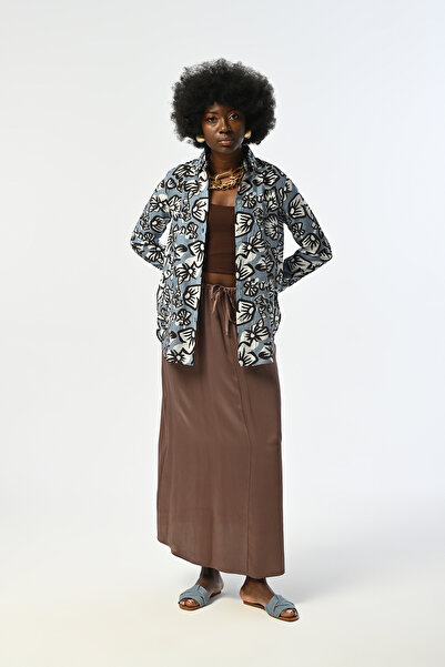 Orfeo Negro Women's Flower Patterned Shirt