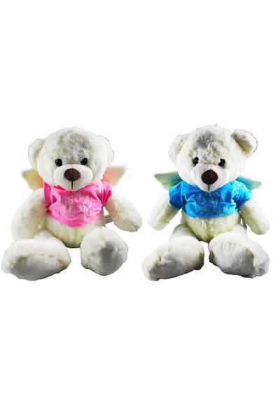 Halley Oyuncak هالي قطيفة 55 سم دب مع أجنحة الملاك 63024