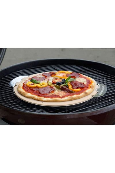 STOREMAX Ntwork Gurme Pizza Stone, 480-429 Series, Pizza Oven Flavor, Bbq Accessory, Even Heat