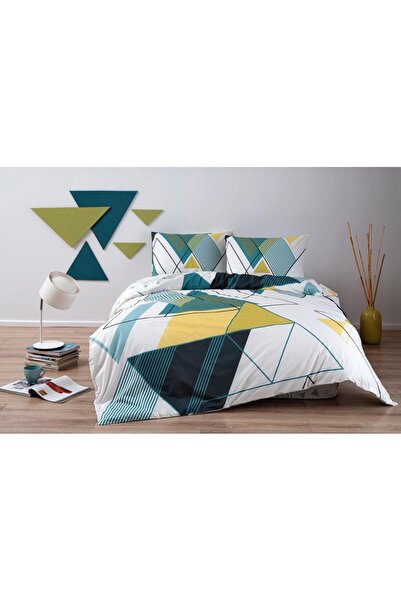 Taç Genç Modası Nevresim Takımı Capel Petrol Çift Kişilik