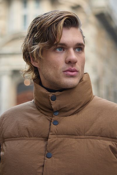 Danger Men's Padded Puffer Vest Brown