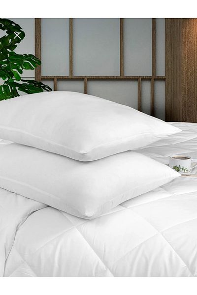 Madame Clean Home 2 Pieces Antiallergic Bead Silicone Pillow 50x70 1000 gr