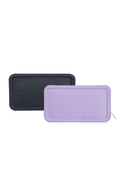FDF STORE Machine Washable Custom Textured Travel Cosmetic Bag - Makeup Bag Custom Fragrant