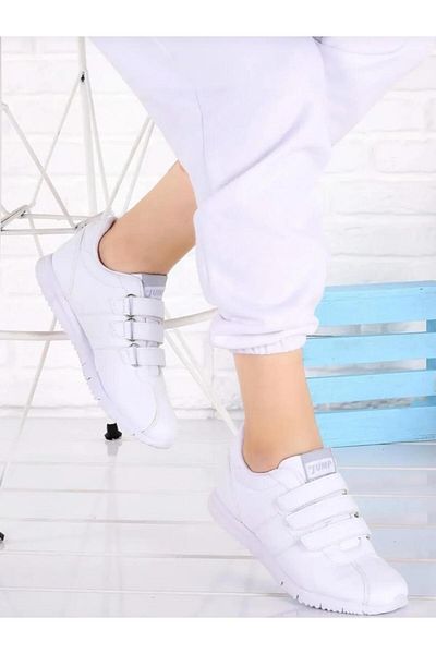 Jump 26835 Pantofi sport casual pentru femei cu velcro, croiala strânsă, alegeți o mărime mai mare
