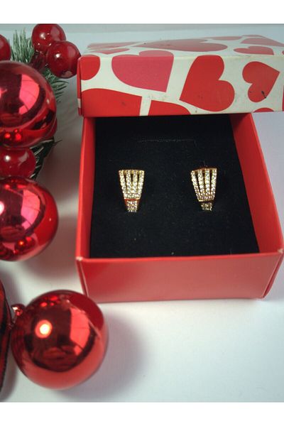 celisia "Lover's Special Rhinestone Earrings - Modern, Stylish, and Tarnish Design - Gift for Special Occasions"