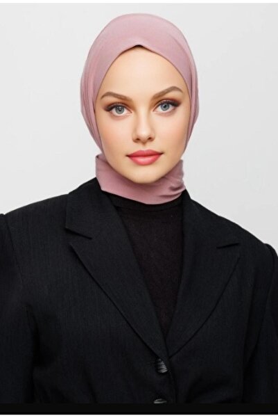 Moda Asse وشاح حجاب باللون الوردي المغبر مع أزرار كبس متوافق مع البحر وحمام ا...