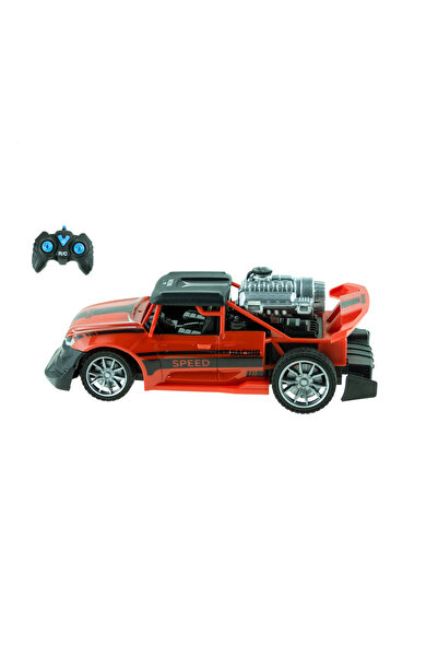 Genel Markalar 1:18 Sc Uzaktan Kumandalı Spray Araba Duman Çıkaran Kırmızı Şa...