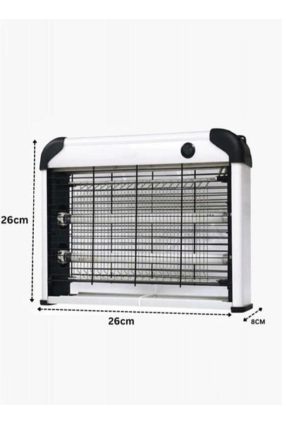 Cady One Electric Insect Killer 2 Tubes with Easy Install Base 12W