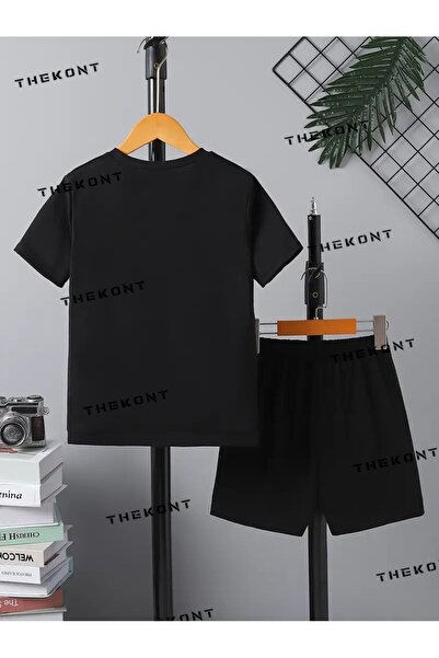 THEKONT PANTALONI SCURT IMPRIMAȚI HELLO COD COSTUME:2706