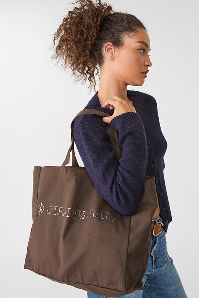 Stradivarius Basic fabric bag