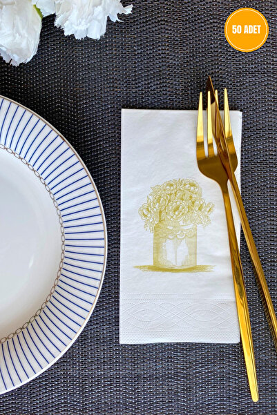 loyderlena 50'li Sunum Peçetesi Baskılı Peçete Çift Katlı 33x33 Cm | Begonya ...