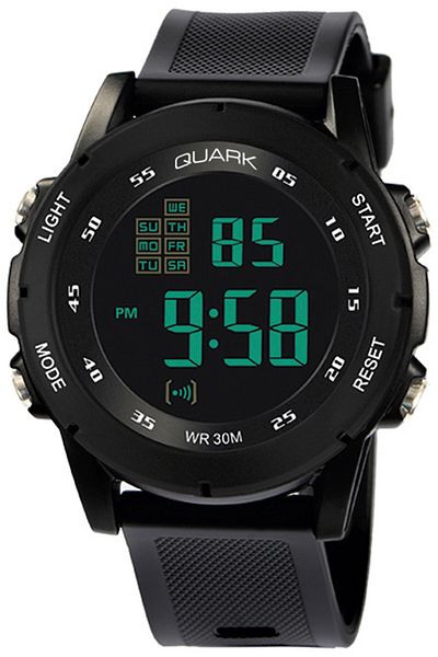 Quark Qu-8106Gh-1 Digital Men's Wrist Watch
