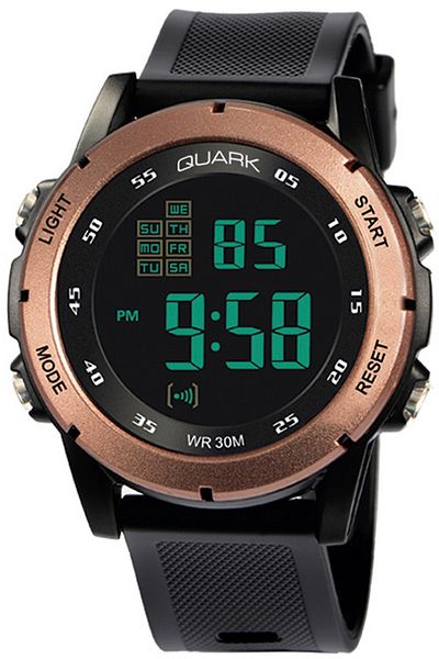 Quark Qu-8106Gh-3 Digital Men's Wrist Watch