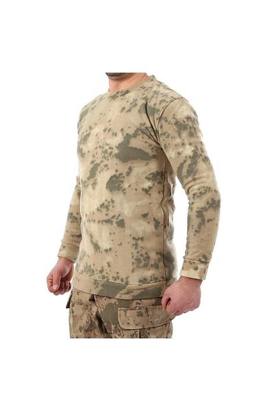 SINGLE SWORD Πουλόβερ Fleece με σχέδιο παραλλαγής