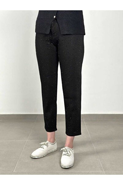 LA CARTE Serpme Taş Detaylı Mom Jean