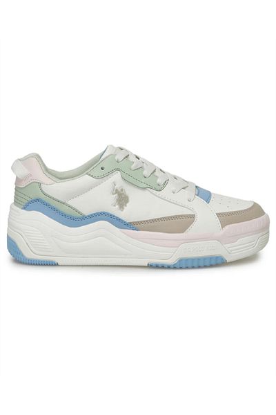 U.S. Polo Assn. Base. Polo Assn. Judy Wmn 4Fx Women's Beige-Pink-Blue Sneaker Shoes