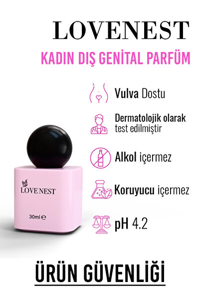 MARQUEENS BEAUTY Lovenest/vajinal Kadın Dış Genital Parfüm 30 ml