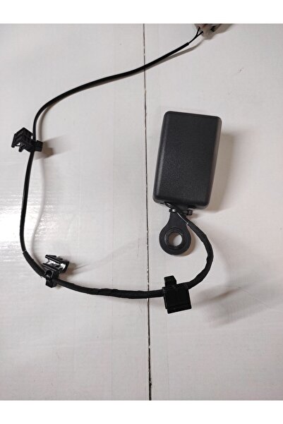 SS Oto Emniyet Kemeri Kablolu KISA AYAK  Demir Bağlama Klipsi (TOPLAM 12 CM)