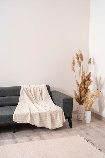Magu Natural Cotton Woven Sofa Cover