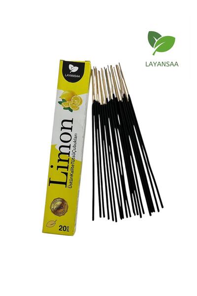 Layansaa limon aromalı 20 çubuk tütsü