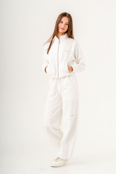 HAUSEkids Σετ φόρμας για κορίτσια My Love Design Ecru - 8-14 ετών